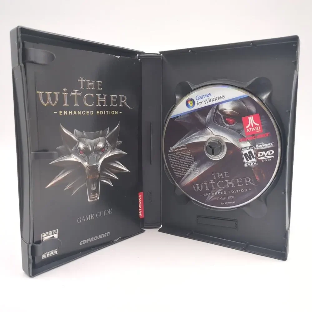 The Witcher Enhanced Edition PC DVD Video Game RPG Fantasy